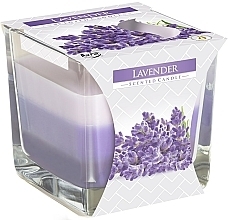 Scented Three-Layer Candle in Glass 'Lavender' - Bispol Scented Candle Lavender — photo N2