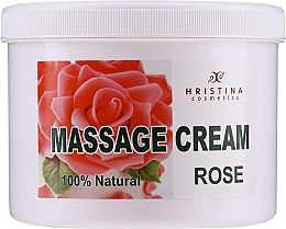 Fragrances, Perfumes, Cosmetics Bulgarian Rose Face & Body Massage Cream - Hristina Cosmetics Massage Cream Bulgarian Rose