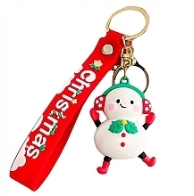 Cheerful Snowman Key Ring, BRL319 - Ecarla — photo N1