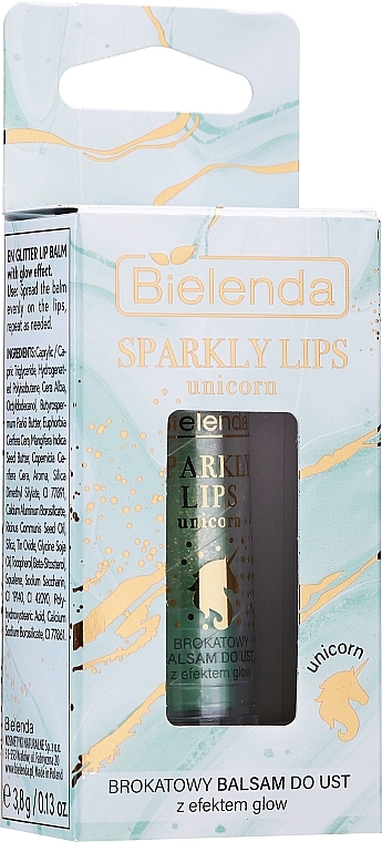 Sparkly Lip Balm - Bielenda Sparkly Lips Unicorn — photo N1