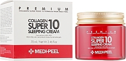 Fragrances, Perfumes, Cosmetics Rejuvenating Collagen Night Face Cream - Medi Peel Collagen Super10 Sleeping Cream