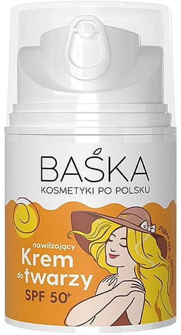 Moisturizing Face Cream SPF 50 - Baska — photo N1