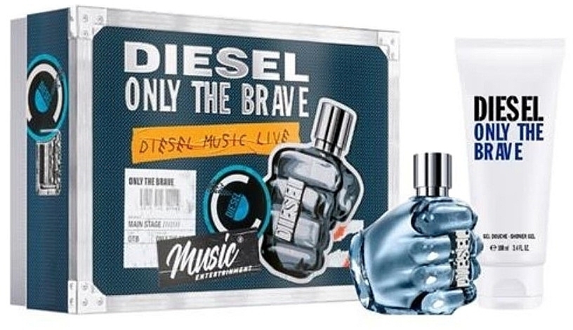 Diesel Only The Brave - Set (edt/50ml+sh/gel/100ml) — photo N1