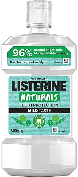 Mouthwash with Essential Oils "Naturals" - Listerine Naturals Teeth Protection — photo N1