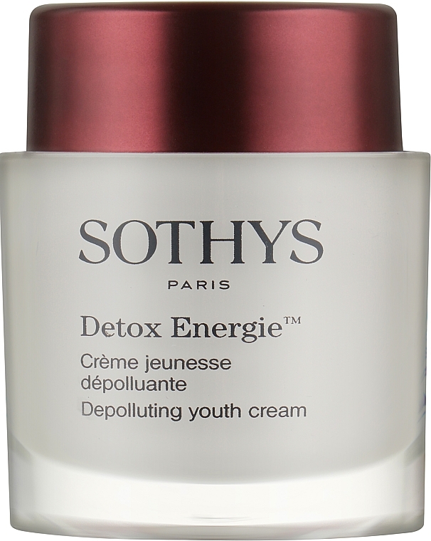 Rejuvenating Energizing Detox Face Cream - Sothys Detox Energie Depolluting Youth Cream — photo N1