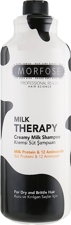 Hair Shampoo with Milk Proteins - Morfose Milk Therapy Hair Shampoo — photo N3