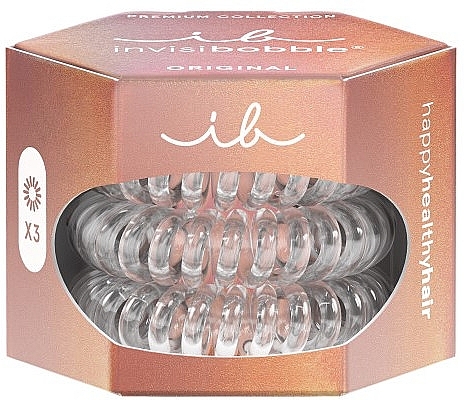 Hair Tie - Invisibobble Original Premium Crystal Clear — photo N1