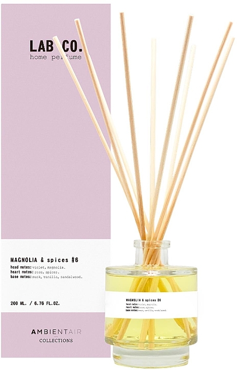 Magnolia & Spices Reed Diffuser - Ambientair Lab Co. Magnolia & Spices — photo N5