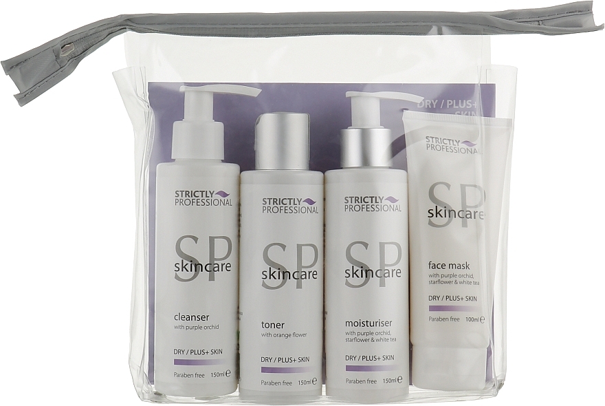 Dry & Mature Skin Set - Strictly Professional SP Skincare (cleanser/150ml + toner/150ml + moisturiser/150ml + mask/100ml) — photo N2