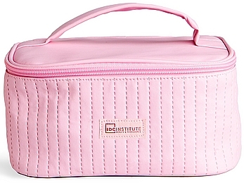 Cosmetic Bag, 22x10x14 cm, pink - IDC Institute Cosmetic Big Travel Bag — photo N1