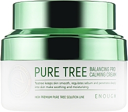 Fragrances, Perfumes, Cosmetics Soothing Cream with Tea Tree Extract - Enough Pure Tree Balancing Pro Calming Cream