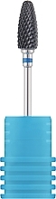 Ceramic Nail Drill Bit 'Corn' 6410501, blue mark - Tufi Profi Premium — photo N1