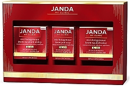 Fragrances, Perfumes, Cosmetics Collagen Threads Set - Janda My Clinic 60+ (day/cr/50ml + night/cr/50ml + eye/cr/15ml)	