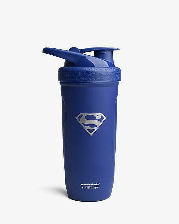 Shaker, 900 ml - SmartShake Reforce Stainless Steel DC Comics Superman — photo N1