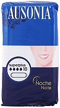 Fragrances, Perfumes, Cosmetics Night Pantiliners, 10 pcs - Ausonia Night Super Plus Sanitary Towels