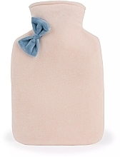 Fragrances, Perfumes, Cosmetics Hot Water Bottle, peach - Isabelle Laurier Hot Water Bottle With Velvet Cover Peach