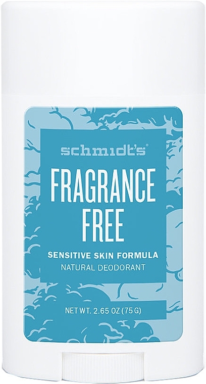 Natural Deodorant - Schmidt's Deodorant Sensitive Skin Fragrance Free Stick — photo N1