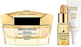 Fragrances, Perfumes, Cosmetics Set - Guerlain Abeille Royale Trattamento Set (cr/50ml + oil/5ml + eye/cr/5ml)