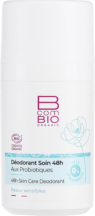 Roll-On Antiperspirant Deodorant - BomBio 48H Scin Care Deodorant — photo N1