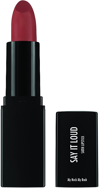 Lipstick - Sleek MakeUP Say It Loud Satin Lipstick — photo N1