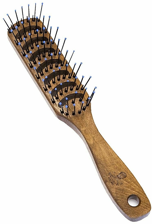Wooden Hair Brush - The Bluebeards Revenge Wooden Vent Brush — photo N1