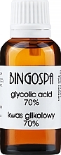 Fragrances, Perfumes, Cosmetics Glycolic Acid 70% pH 0,1 - BingoSpa