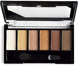 Fragrances, Perfumes, Cosmetics Eyeshadow Palette, nude tones - Magic Studio Black Nudes 6 Color Eyeshadow Palette