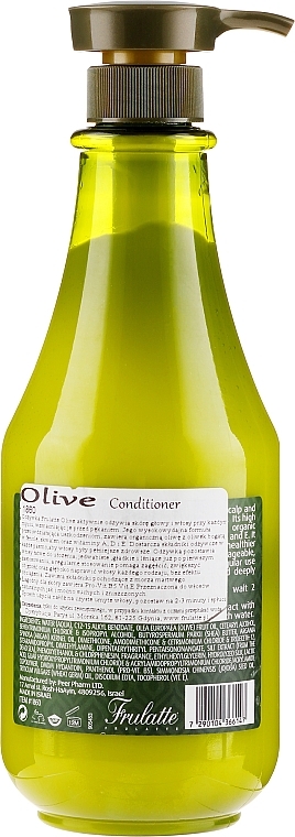 Dry & Damaged Hair Conditioner - Frulatte Olive Conditioner Dry & Damaged — photo N2