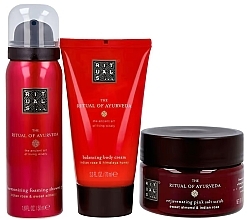 Set - Rituals The Ritual of Ayurveda Trial Set (foam/50ml + cr/70ml + scr/125g) — photo N3