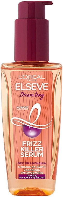 Smoothing Hair Serum - L'Oreal Paris Elseve Dream Long Serum — photo N1