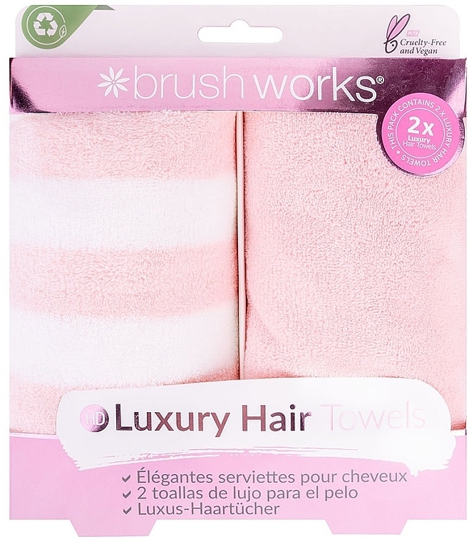 Hair Towel Set - Brushworks Luxury Hair Towels — photo N1
