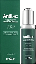 Antibacterial Face Serum - Dr. Oracle Antibac Green Therapy Tightening Ampoule — photo N1