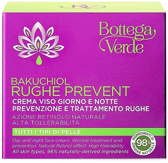 Bakuchiol Day & Night Face Cream - Bottega Verde Bakuchiol Day And Night Face Cream — photo N2