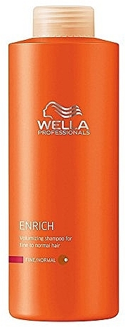 Nourishing Volume Shampoo for Thin & Normal Hair - Wella Professionals Enrich Volumizing Shampoo — photo N6