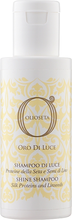 Dual Action Shampoo with Silk Proteins & Linseed Extract - Barex Italiana Olioseta Shampoo  — photo N1