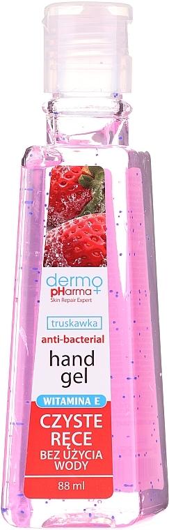 Antibacterial Strawberry Hand Gel - Dermo Pharma Antibacterial Hand Gel — photo N1
