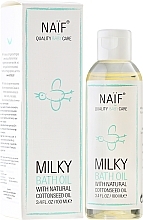 Fragrances, Perfumes, Cosmetics Bath Oil - Naif Milky Bath Oil