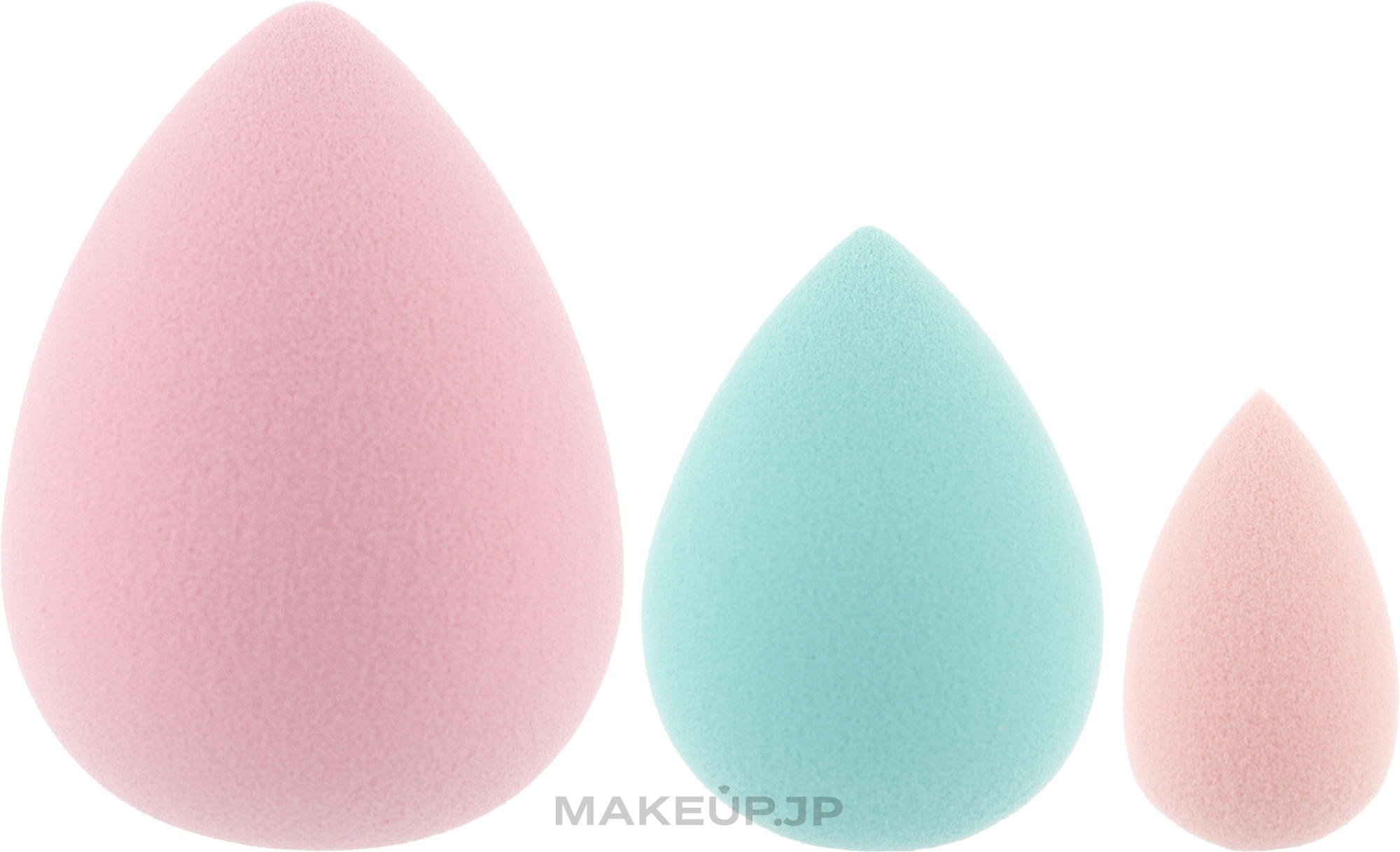 Makeup Sponge Set - Ilu ponges Mini Medium Large 3pcs Set — photo 3 ЊВ.