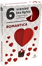 Fragrances, Perfumes, Cosmetics Tealights 'Romance', 6 pcs - Admit Scented Tea Light Romantic