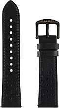 Smartwatch Band, leather black, 22 mm - Garett — photo N1