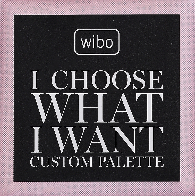Cosmetics Case - Wibo I Choose What I Want Empty Case — photo N4