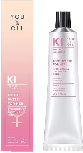 Women Toothpaste - You & Oil Aphrodisiac Toothpastes Jasmine Mint — photo N3