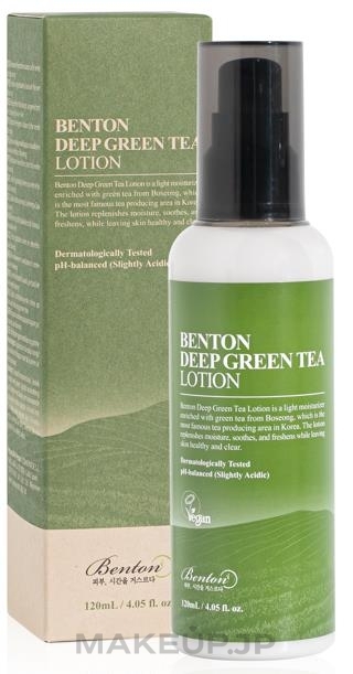 Moisturizing Green Tea Lotion - Benton Deep Green Tea Lotion — photo 120 ml