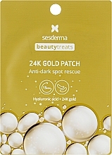 Hydrogel Eye Patches - SesDerma Laboratories Beauty Treats 24k Gold Eye Patch — photo N1