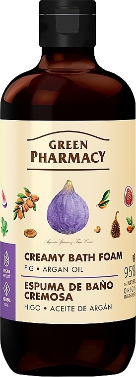 Fig & Argan Oil Bath Foam - Green Pharmacy — photo N1