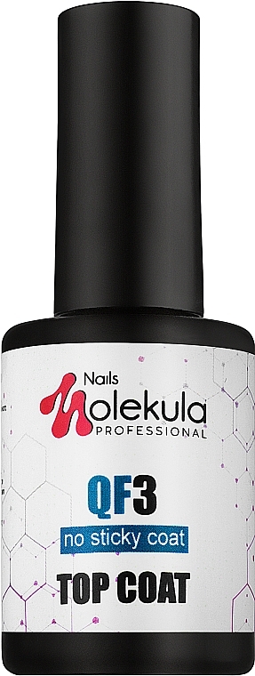 Top Coat - Nails Molekula Top Coat QF3 Gel System & Gel Polish — photo N1