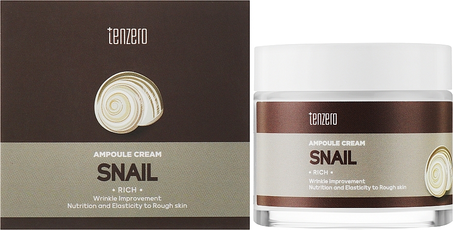 Snail Face Ampoule Cream - Tenzero Rich Snail Ampoule Cream — photo N2