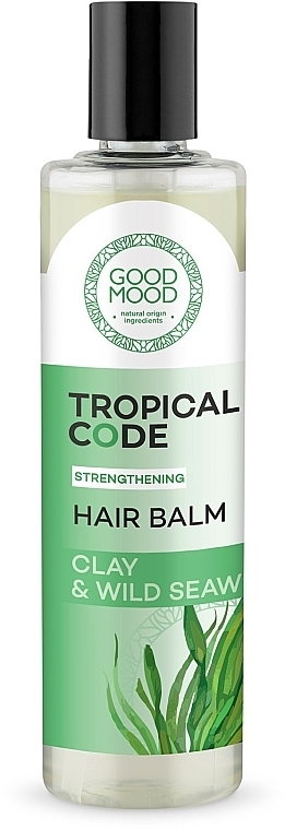 GIFT! Hair Balm with Seaweed Extracts and Clay - Good Mood Tropical Code Strengthening Hair Balm Clay & Wild Seaw — photo N1