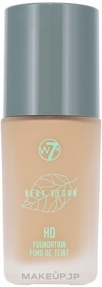 Foundation - W7 Very Vegan HD Foundation — photo Early Tan