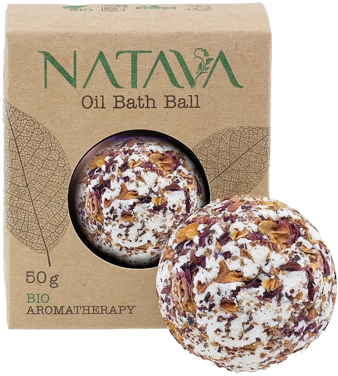 Bath Oil Ball 'Rose' - Natava Oil Bath Ball Rose — photo N1